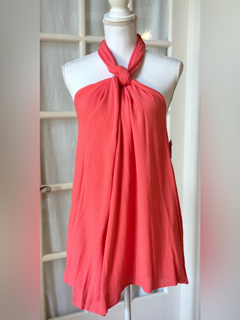 O’Neill NWT Coral Convertible Halter Mini Dress | Multi-Way Wear | Size M - Picture 4 of 13